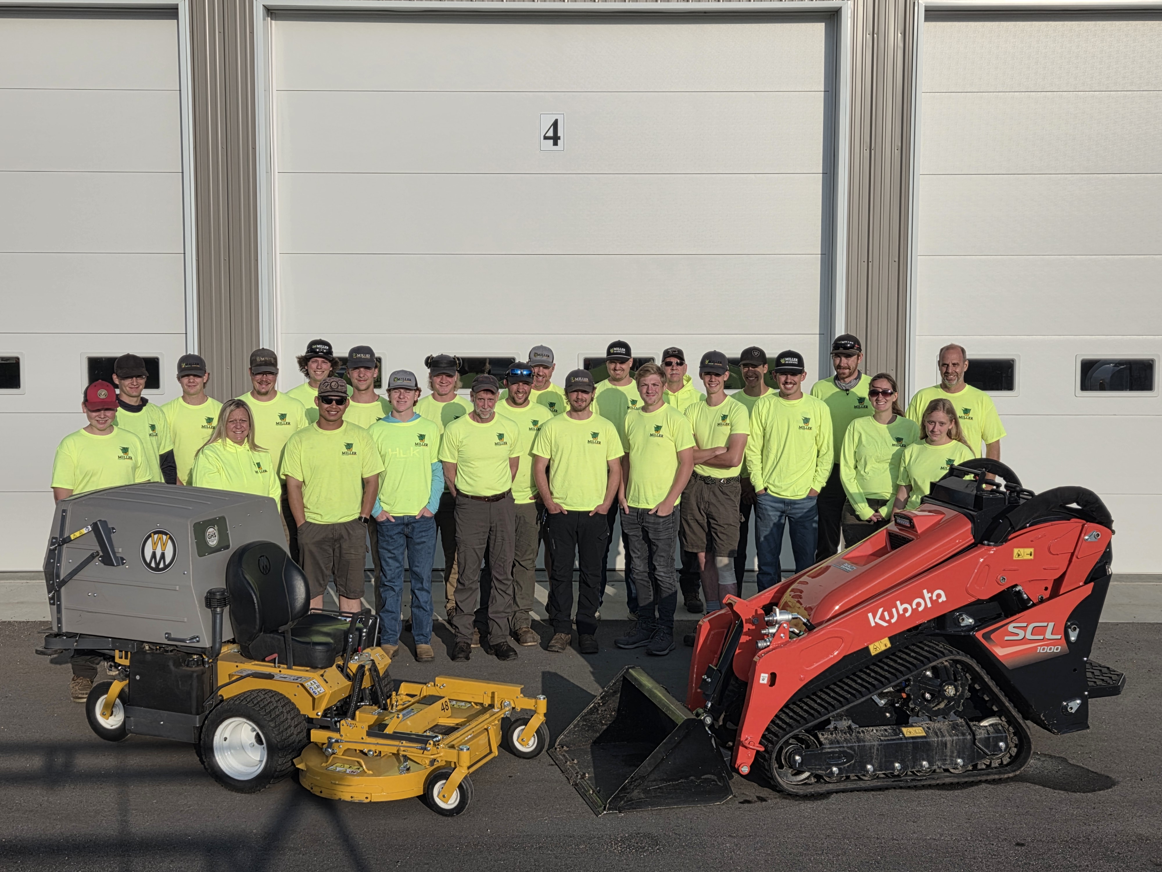 Miller Yard Care & Construction crew